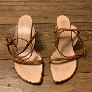 Strappy Celine Leather Heels